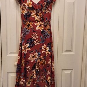 By & By Floral Print Women's Dress